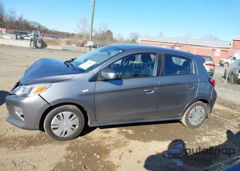 2021 Mitsubishi Mirage Carbonite Edition/Es/Le from USA, damaged, VIN ML32AUHJ4MH010051